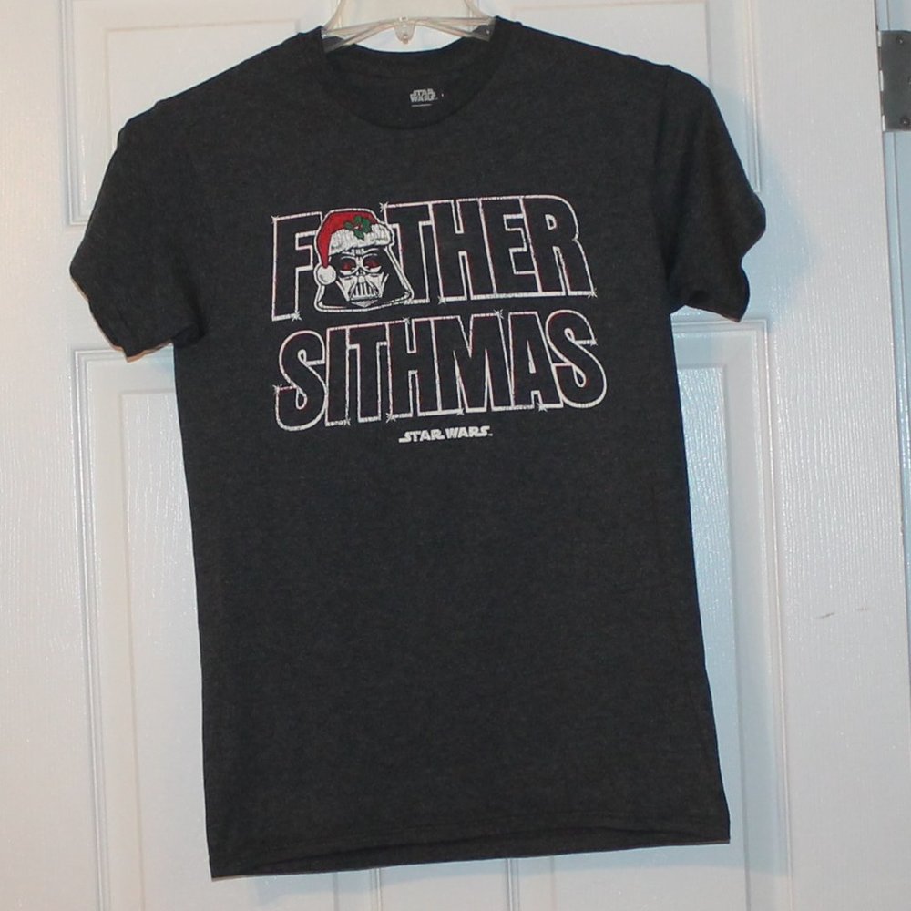 Star Wars Father Sithmas Darth Vader Men's T-Shirt - Small